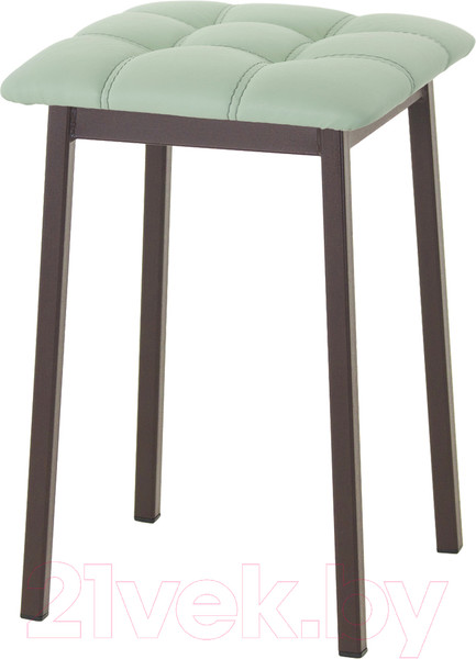 Изображение товара Табурет AMC Comfort 7К2.10 (кожзам мятный/коричневый)