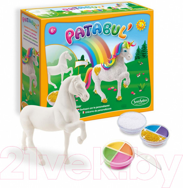 Изображение товара Набор для творчества SentoSphere Песочные картинки. Единороги / 8812