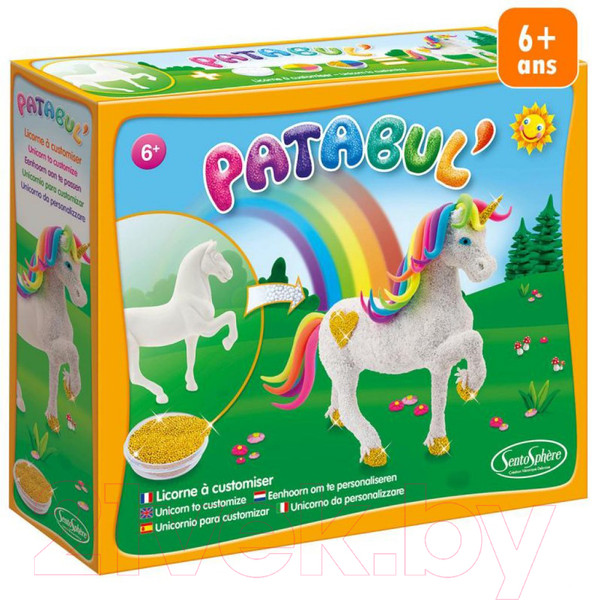 Изображение товара Набор для творчества SentoSphere Песочные картинки. Единороги / 8812