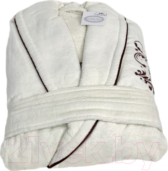 Изображение товара Халат Karven Узор S / B 1112 (кремовый)