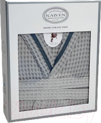 Изображение товара Халат Karven Вафельный XL / B1113 (v6 Gri/серый)