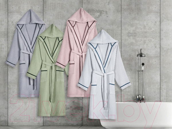 Изображение товара Халат Karven Вафельный XL / B1113 (v6 Gri/серый)