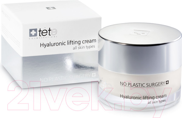 Изображение товара Крем для лица TETe Cosmeceutical Hyaluronic Lifting Cream С гиалуроновой кислотой и пептидами (50мл)