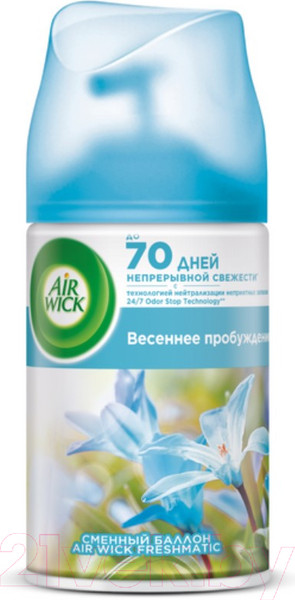 Изображение товара Сменный блок для освежителя воздуха Air Wick Freshmatic Pure Весеннее пробуждение (250мл)