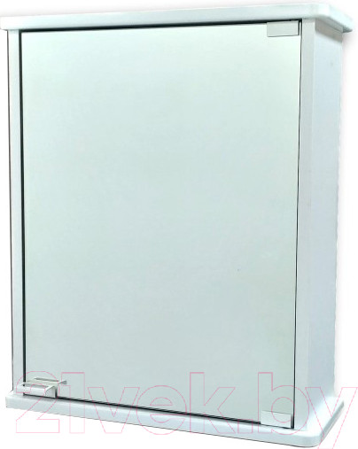 Изображение товара Шкаф с зеркалом для ванной Гамма 13м (белый, правый)