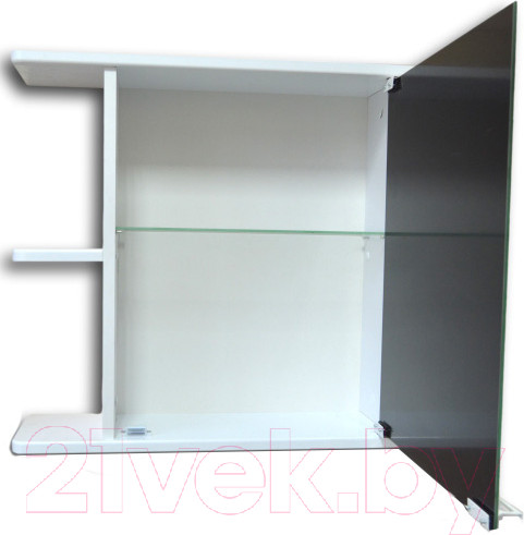 Изображение товара Шкаф с зеркалом для ванной Гамма 15м (белый, правый)