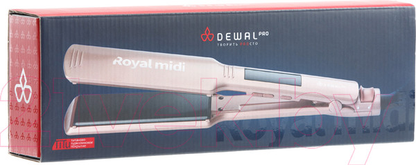 Изображение товара Выпрямитель для волос Dewal Royal Midi 03-404