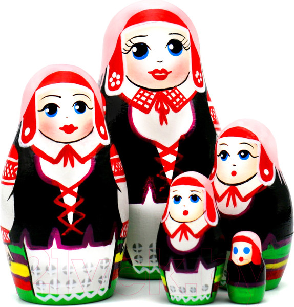 Изображение товара Матрешка сувенирная Брестская Фабрика Сувениров Молодечненская в славянских одеждах 5204