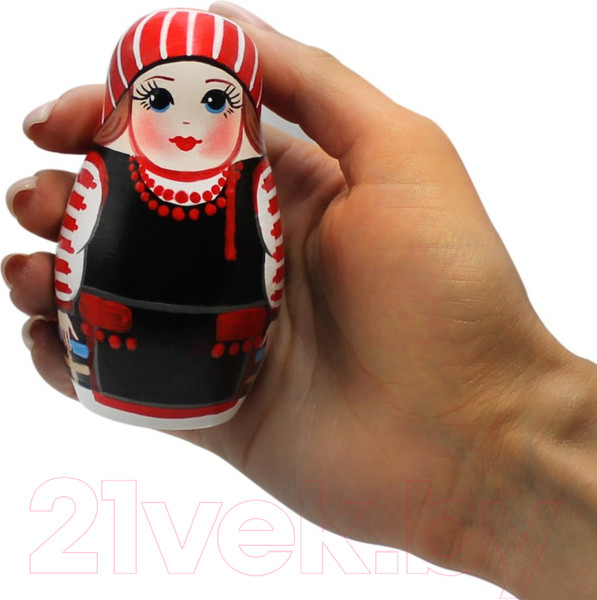 Изображение товара Матрешка сувенирная Брестская Фабрика Сувениров Белорусская в Неглюбском этническом наряде 5205