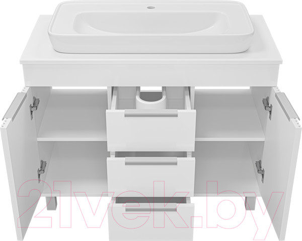 Изображение товара Тумба под умывальник Brevita Enfida 100 / ENF-06100-0143Я