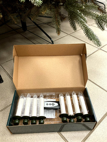 Изображение товара Набор светодиодных игрушек Lumineo Свечи беспроводные / 494522 (10шт)