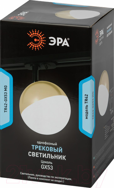 Изображение товара Трековый светильник ЭРА TR42-GX53 MG / Б0054179 (матовое золото)