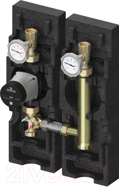 Изображение товара Насосно-смесительный узел коллектора Meibes V-МK 8 поколение DN25 / МЕ 66833.30 (трехходовой смеситель)
