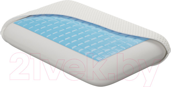 Изображение товара Ортопедическая подушка Mio Tesoro Premium Long Classic Gel 67х43х13 (бабл белый)