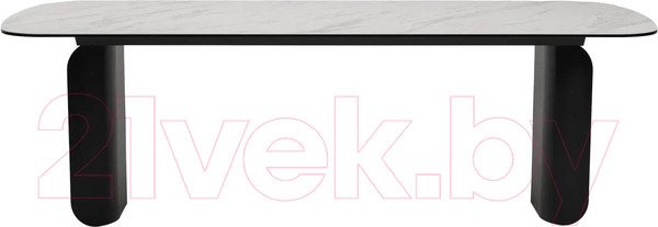 Изображение товара Обеденный стол M-City Nord 240 Marbles KL-99 / 626M04965 (белый мрамор/черный)