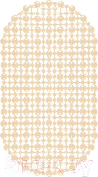 Изображение товара Коврик на присосках Вилина Комфорт 6922 (36x65, пляжный песок)