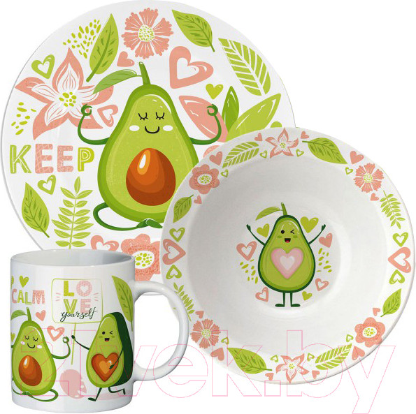 Изображение товара Набор столовой посуды ND Play Авокадо. Keep Calm / 300520