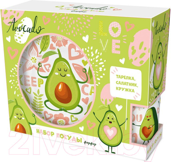 Изображение товара Набор столовой посуды ND Play Авокадо. Keep Calm / 300520
