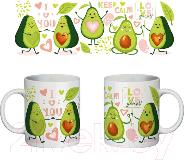 Изображение товара Набор столовой посуды ND Play Авокадо. Keep Calm / 300520