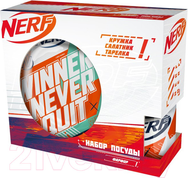 Изображение товара Набор столовой посуды ND Play Нерф. Никогда не сдавайся / 298619