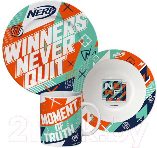 Изображение товара Набор столовой посуды ND Play Нерф. Никогда не сдавайся / 298619