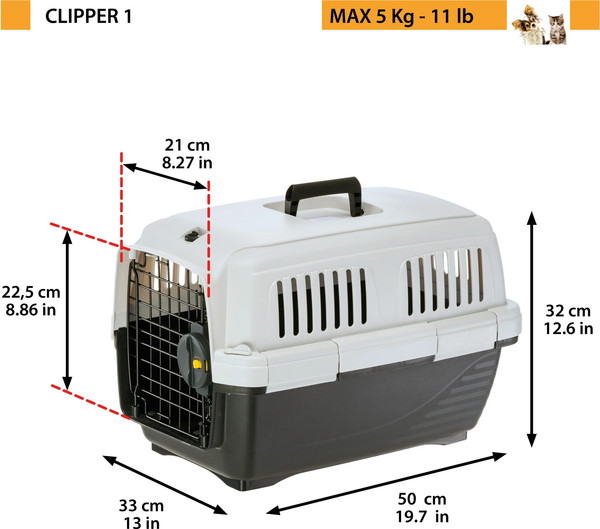 Изображение товара Переноска для животных Ferplast Clipper 1 / 73114021