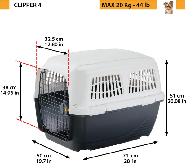 Изображение товара Переноска для животных Ferplast Clipper 4 / 73117021