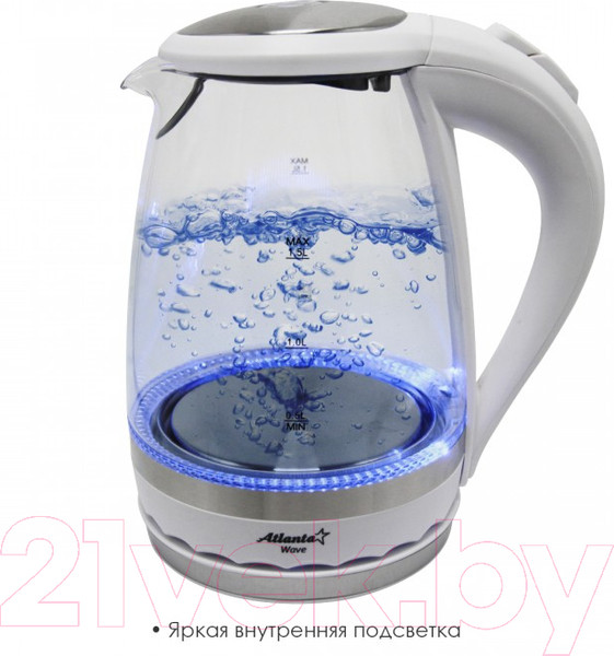 Изображение товара Электрочайник Atlanta ATH-2463 (белый)