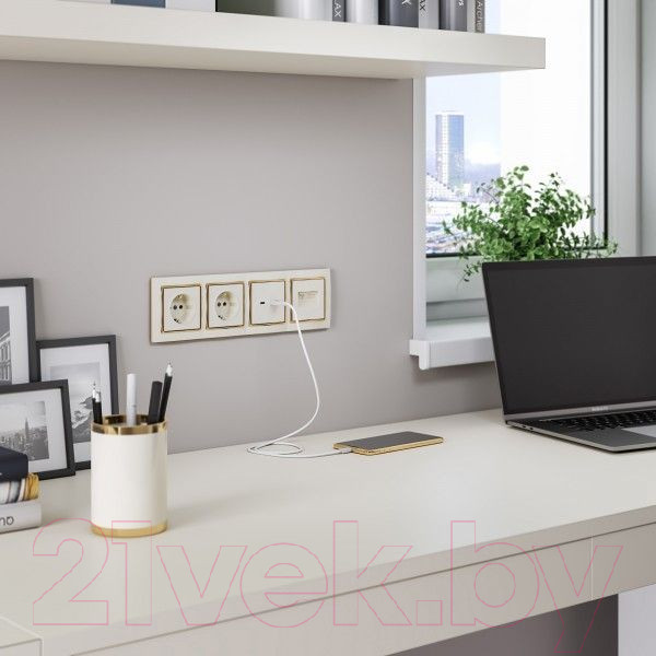 Изображение товара Розетка Werkel RJ-45 / W1181103 (слоновая кость)