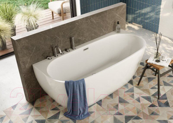 Изображение товара Ванна акриловая Polimat Risa 160x80 / 00477