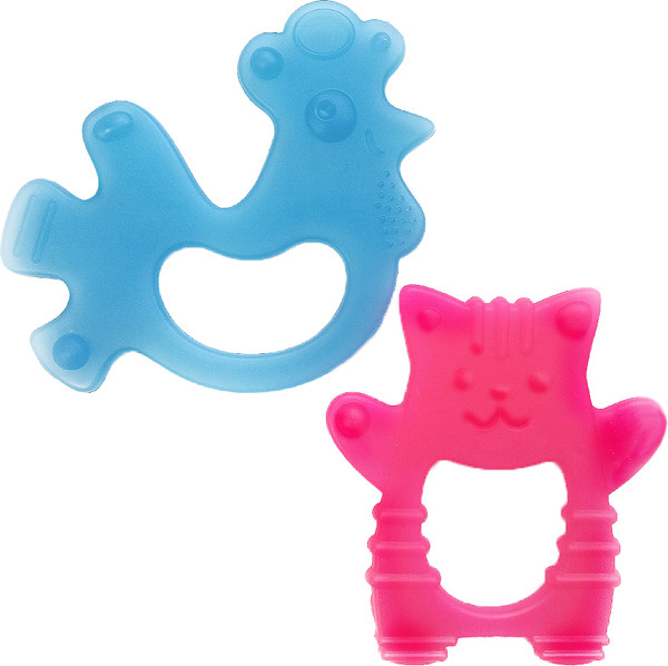 Изображение товара Набор прорезывателей для зубов Baby Toys Котик и Петушок / 02409