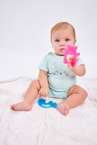 Изображение товара Набор прорезывателей для зубов Baby Toys Котик и Петушок / 02409