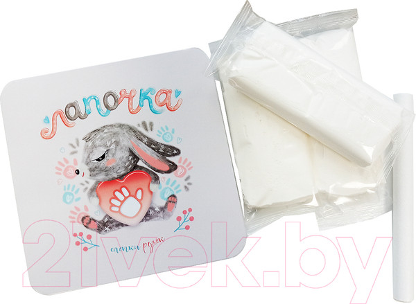 Изображение товара Набор для творчества Десятое королевство Лапочка Слепок в жестяной коробочке / 04652