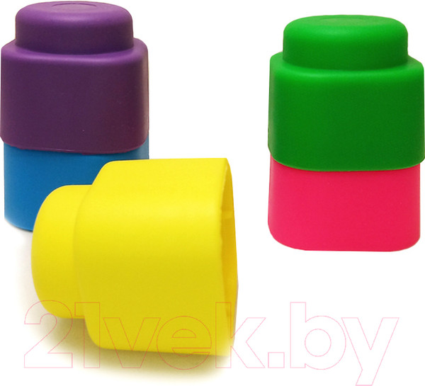 Изображение товара Набор игрушек для ванной Baby Toys Мягкие кирпичики / 04700