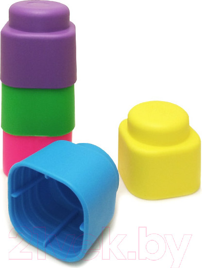 Изображение товара Набор игрушек для ванной Baby Toys Мягкие кирпичики / 04700