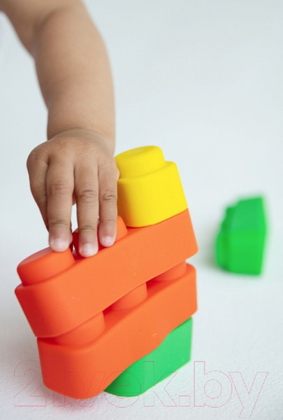 Изображение товара Набор игрушек для ванной Baby Toys Мягкие кирпичики / 04700