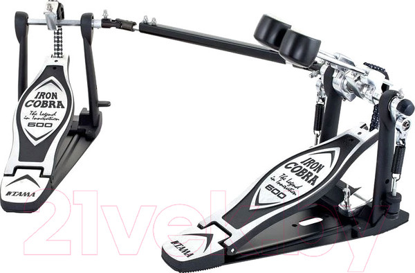 Изображение товара Педаль для барабана Tama Iron Cobra 600 Twin Pedal HP600DTW