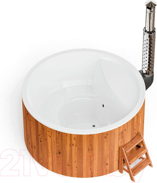 Изображение товара Купель Polarspa Elite термососна 220 (с аэромассажем и утеплением композитной чаши)