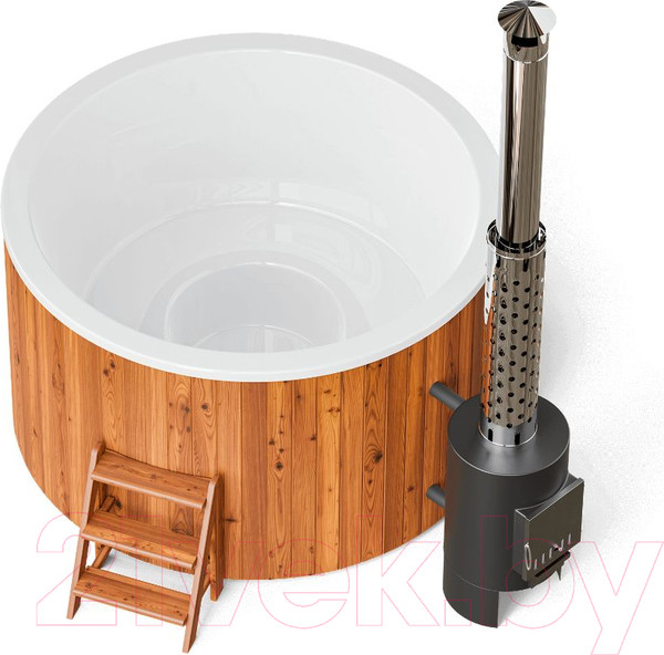 Изображение товара Купель Polarspa Comfort термососна 195 Hot (с аэромассажем и утеплением композитной чаши)