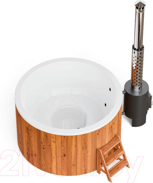 Изображение товара Купель Polarspa Comfort термососна 195 Hot (с аэромассажем и утеплением композитной чаши)