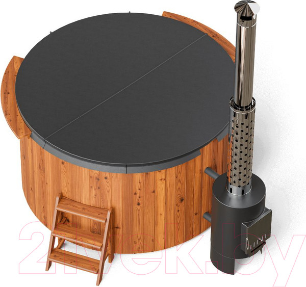 Изображение товара Купель Polarspa Comfort термососна 195 Hot (с аэромассажем и утеплением композитной чаши)