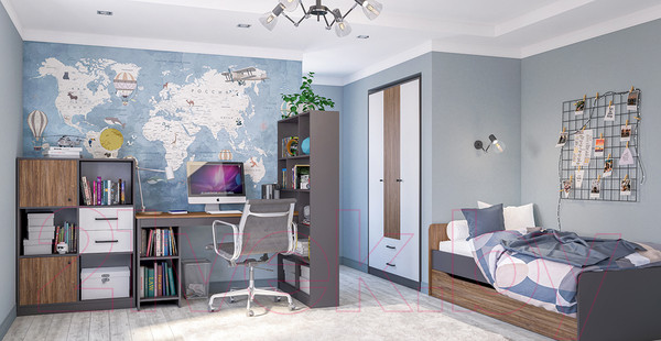 Изображение товара Письменный стол Мебель-Неман Мальма МН-135-26