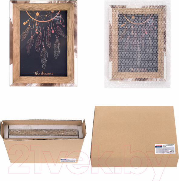 Изображение товара Рамка Brauberg Loft Brown Stone / 391288