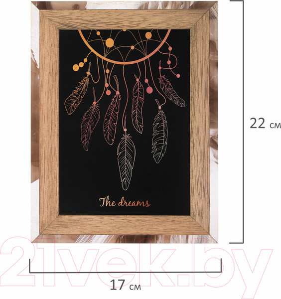 Изображение товара Рамка Brauberg Loft Brown Stone / 391288