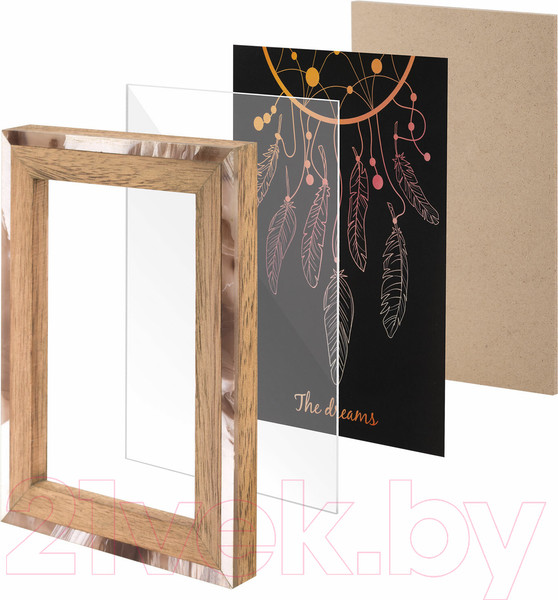 Изображение товара Рамка Brauberg Loft Brown Stone / 391288