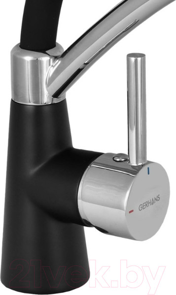 Изображение товара Смеситель Gerhans KK4399B-2 (черный)