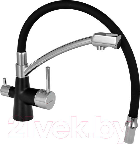 Изображение товара Смеситель Gerhans KK4855B-2 (черный)