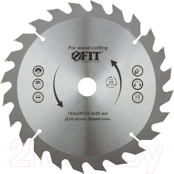 Изображение товара Пильный диск FIT Для циркулярных пил по дереву / 37738