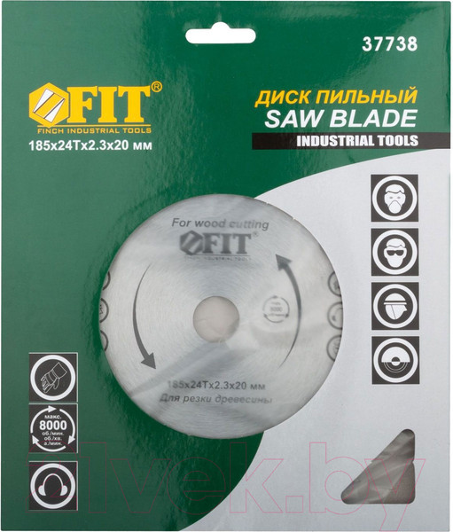 Изображение товара Пильный диск FIT Для циркулярных пил по дереву / 37738
