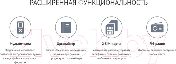 Изображение товара Мобильный телефон Maxvi B231 (коричневый)